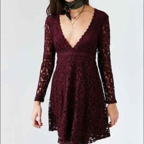 Kimchi Blue Dresses & Skirts - Kimchi Blue Purple Lace Dress